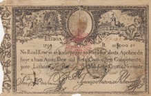 Portugal, 10.000 Reis, 1826, POOR, p28
Estimate: USD 30-60