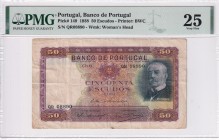 Portugal, 50 Escudos, 1938, VF, p149
PMG 25
Estimate: USD 200-400