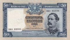 Portugal, 50 Escudos, 1955, XF, p160
There are pinholes
Estimate: USD 50-100