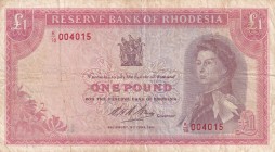 Rhodesia, 1 Pound, 1966, VF, p28a
The border has opening
Estimate: USD 100-200