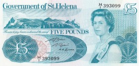Saint Helena, 5 Pounds, 1976, UNC, p7b
Queen Elizabeth II. Potrait
Estimate: USD 20-40