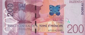 Saint Thomas & Prince, 200 Dobras, 2016, UNC, p75
Estimate: USD 70-140