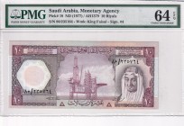 Saudi Arabia, 10 Riyals, 1977, UNC, p18
PMG 64 EPQ
Estimate: USD 100-200