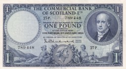 Scotland, 1 Pound, 1958, UNC(-), p336
Estimate: USD 175-350
