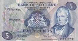 Scotland, 5 Pounds, 1984, AUNC, p112f
Estimate: USD 15-30