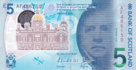 Scotland, 5 Pounds, 2016, UNC, p130
Polymer plastics banknote
Estimate: USD 15-30