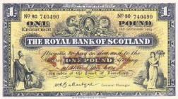Scotland, 1 Pound, 1963, AUNC, p324b
Estimate: USD 40-80