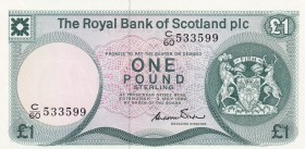 Scotland, 1 Pound, 1982, UNC, p341a
Estimate: USD 10-20