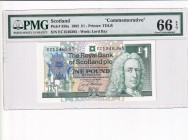 Scotland, 1 Pound, 1992, UNC, p356a
Queen Elizabeth II Portrait, Commemorative Banknote
Estimate: USD 20-40
