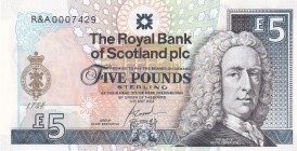 Scotland, 5 Pound, 2004, UNC, p363
Estimate: USD 20-40