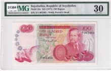 Seychelles, 100 Rupees, 1977, VF, p22a
PMG 30
Estimate: USD 150-300