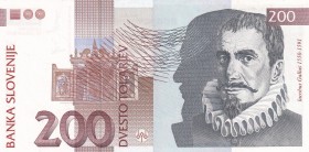 Slovenia, 200 Tolarjev, 2004, UNC, p15d
Estimate: USD 20-40