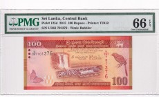 Sri Lanka, 100 Rupees, 2015, UNC, p125d
PMG 66 EPQ
Estimate: USD 25-50