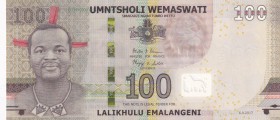 Swaziland, 100 Emalangeni, 2017, UNC, pNew
Estimate: USD 20-40