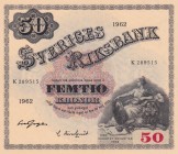 Sweden, 50 Kronor, 1962, UNC, p47d
Estimate: USD 30-60