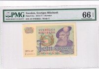 Sweden, 5 Kronor, 1974, UNC, p51c
PMG 66 EPQ
Estimate: USD 20-40
