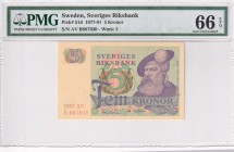 Sweden, 5 Kronor, 1981, UNC, p51d
PMG 66 EPQ
Estimate: USD 20-40
