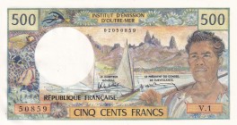 Tahiti, 500 Francs, 1985, UNC, p25d
Estimate: USD 50-100
