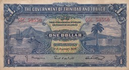 Trinidad & Tobago, 1 Dollar, 1939, VF, p5b
Stained
Estimate: USD 25-50
