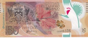 Trinidad & Tobago, 50 Dollars, 2015, UNC, p59
Polymer plastics banknote
Estimate: USD 30-60