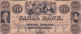United States of America, 20 Dollars, 18XX, UNC,
New Orleans-Canal Bank
Estimate: USD 75-150
