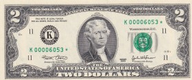 United States of America, 2 Dollars, 2003, UNC, p516a
Low serial
Estimate: USD 20-40