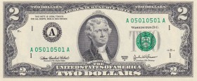 United States of America, 2 Dollars, 2003, UNC, p516b, Radar and Repeater
Estimate: USD 40-80