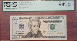 United States of America, 20 Dollars, 2009, UNC, p533
PCGS 64 PPQ
Estimate: USD 100-200