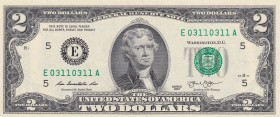 United States of America, 2 Dollars, 2013, UNC, p538, Radar and Repeater
Estimate: USD 40-80