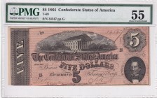 United States of America, 5 Dollars, 1864, AUNC,
PMG 55
Estimate: USD 100-200