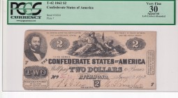United States of America, 2 Dollars, 1862, VF,
PCGS 30
Estimate: USD 100-200