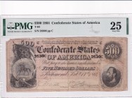 United States of America, 500 Dollars, 1864, VF,
PMG 25
Estimate: USD 300-600