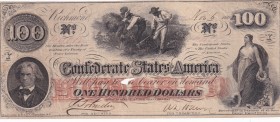 United States of America, 100 Dollars, 1962,
Confederate States of America, Richmond
Estimate: USD 150-300