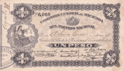 Uruguay, 1 Peso, 1907, AUNC(-), pS491
Comision Central de Hacienda
Estimate: USD 50-100