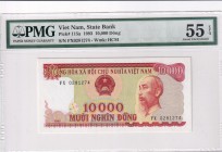 Viet Nam, 10.000 Dông, 1993, UNC, p115a
PMG 55 EPQ
Estimate: USD 40-80