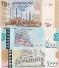 Yemen Arab Republic, 250-500-1.000 Rials, UNC, p31; p32; p35, (Total 3 banknotes)
250 Rials, 2009, p35; 500 Rials, 2001, p31; 1.000 Rials, 1998, p32...