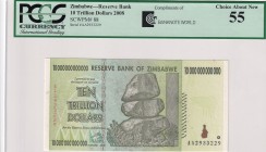 Zimbabwe, 10 Trillion Dollars, 2008, AUNC, p88
PCGS 55
Estimate: USD 25-50