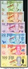 Fiji 2007 Specimen Set of 6 Examples Crisp Uncirculated. Pick number 109s, 110s, 111s, 112s, 113s and 114s.

HID09801242017

© 2020 Heritage Auctions ...