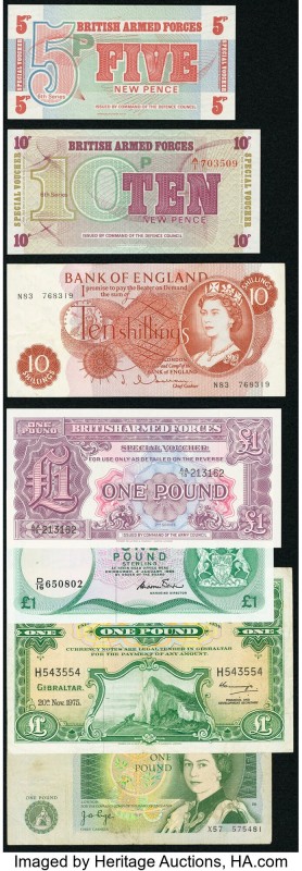 Gibraltar, Great Britain, Scotland and More Group Lot of 17 Examples Fine-About ...