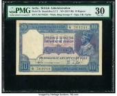 India Government of India 10 Rupees ND (1917-30) Pick 7b Jhun3.7.2 PMG Very Fine 30. Spindle holes at issue; minor rust.

HID09801242017

© 2020 Herit...