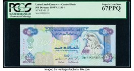 United Arab Emirates Central Bank 500 Dirhams 1993 / AH1414 Pick 17 PCGS Superb Gem New 67PPQ. 

HID09801242017

© 2020 Heritage Auctions | All Rights...