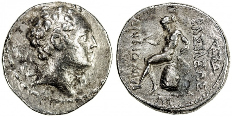 SELEUKID KINGDOM: Antiochos IV Epiphanes, 175-164 BC, AR tetradrachm (16.59g), S...
