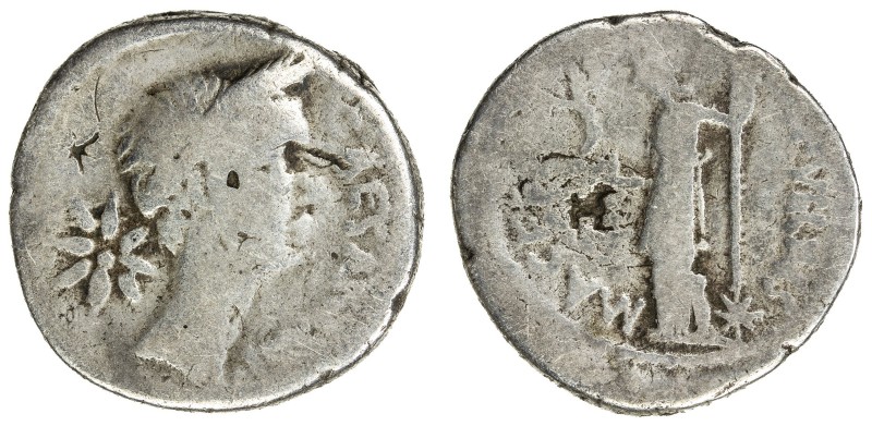 ROMAN IMPERATORIAL PERIOD: Julius Caesar, as dictator, 49-44 BC, AR denarius (3....