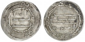 ABBASID: al-Hadi, 785-786, AR dirham (2.87g), Madinat Jayy, AH169, A-217.1, caliph cited only by his name Musa, extremely rare date, all examples of a...