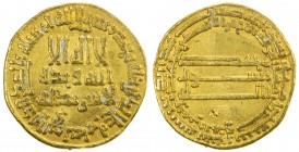 ABBASID: al-Rashid, 786-809, AV dinar (4.16g), NM, AH179, A-218.3, F-VF.
Estimate: $220 - $240