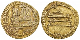 ABBASID: al-Rashid, 786-809, AV dinar (4.04g), NM (Egypt), AH171, A-218.7a, Bernardi-64, with the letter "M" above the reverse field, now assigned to ...
