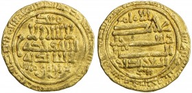 FATIMID: al-Mu 'izz, 953-975, AV dinar (3.96g), [Sijilmasa], AH356, A-697.2, Nicol-278, local North African type, always without the mint name, distin...