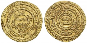 AYYUBID: al-Nasir Yusuf I (Saladin), 1169-1193, AV dinar (5.18g), al-Qahira, AH572, A-785.1, citing the caliph al-Mustadi, lovely bold strike, VF, R. ...