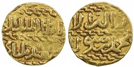 BURJI MAMLUK: Bilbay, 1467, AV ashrafi (3.38g), NM, ND, A-1023, in his name al-zahir abu sa 'id bilbây, mint undetermined but style of al-Qahira, same...