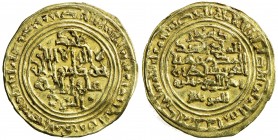 ZURAY 'ID: Muhammad b. Saba ', 1138-1155, AV dinar (2.35g), 'Adan, AH540, A-1080, citing the Fatimid caliph al-Amir and the local official Muhammad al...